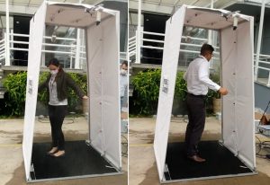 Cabine de desinfecção